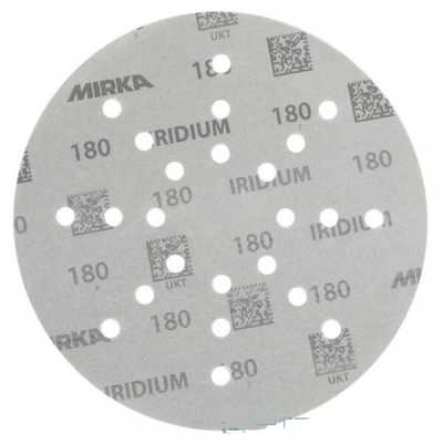 Шлиф мат на бум основе липучка IRIDIUM 225мм 24 отв 320 (1/25/250)