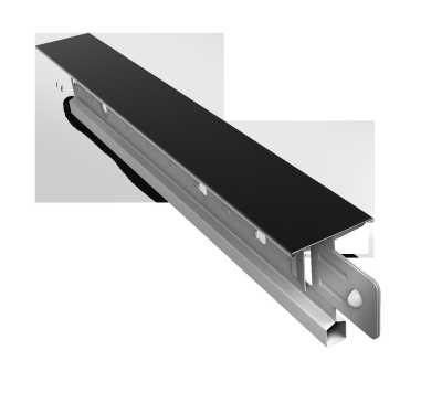 Угол 19/19 3м Премиум черный ГрандЛайн