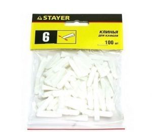 Клинья для кафеля Stayer, 6 мм