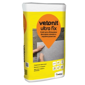 Клей  Vetonit ULTRA FIX при отриц.темппературе 25 кг Клей  Vetonit ULTRA FIX при отриц.темппературе 25 кг