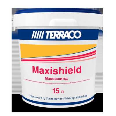 Краска фасадная акриловая Terraco Maxishield Pastel под колеровку 15 л