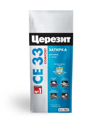 Затирка Церезит CE 33 кирпич, 2 кг