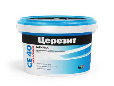 Затирка Церезит CE 40 белый, 2 кг
