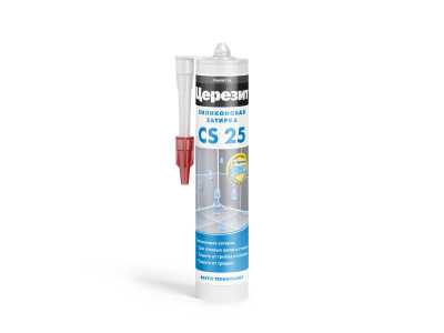 CS 25 графит Силиконовая затирка 280 мл Церезит