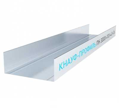 Профиль направляющий Knauf ПН 100х40х3000 мм, 0,6 мм