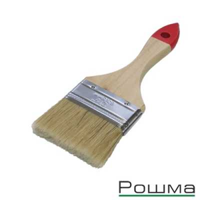 Кисть плоская РОШМА СТАНДАРТ 2,5 / 63мм, натуральный ворс